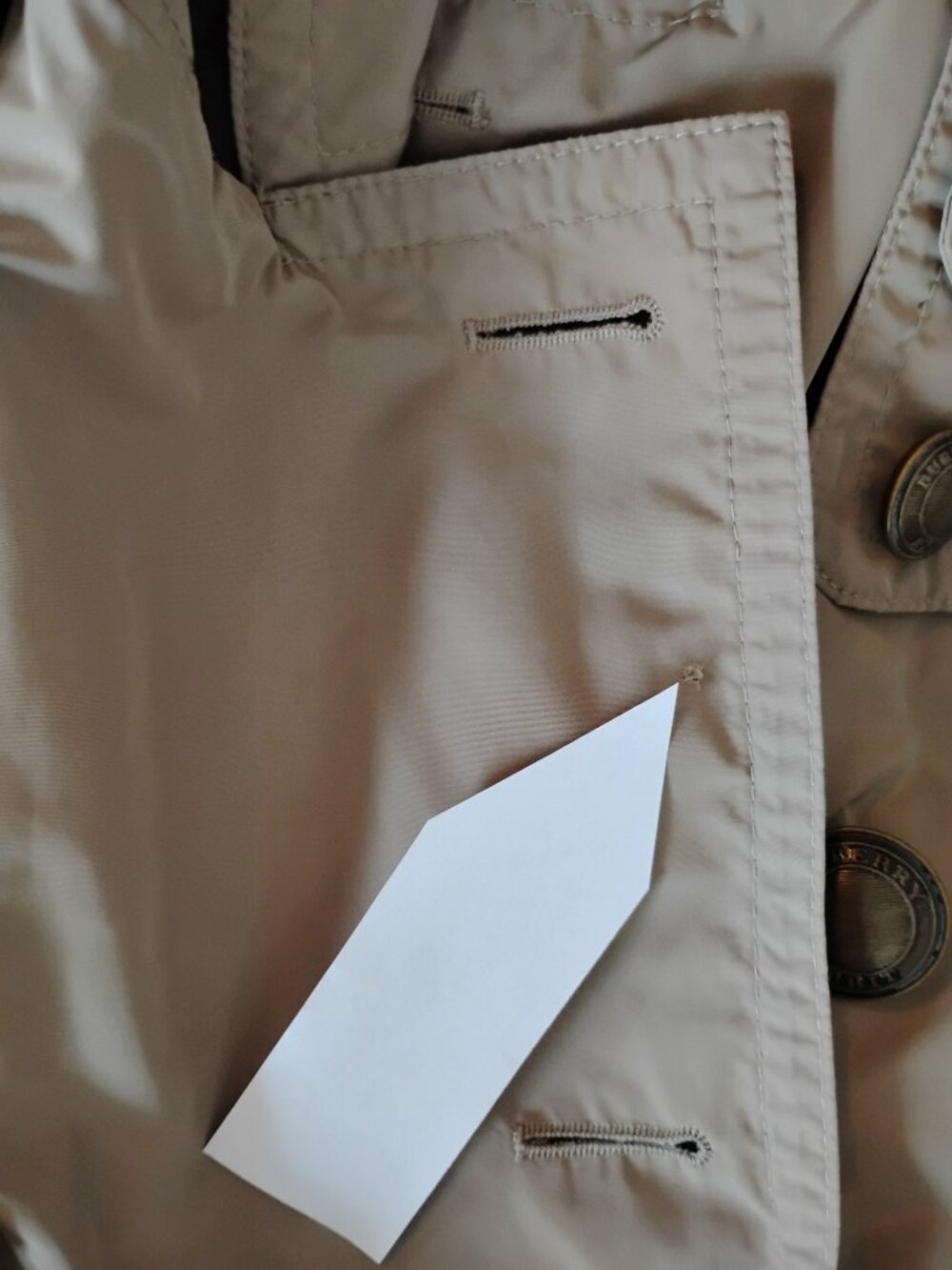 Burberry Brit Hooded Trench Coat 🧥 Nova Check Khaki - Picture 11 of 16